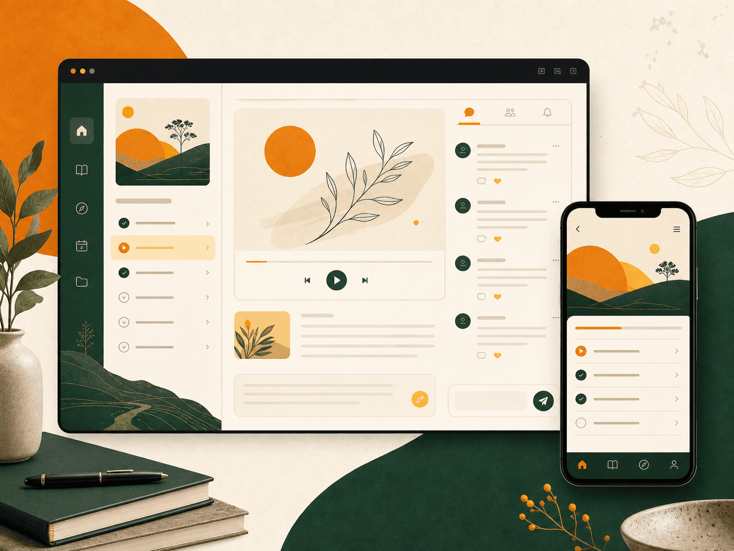Nuru Learning concept interface